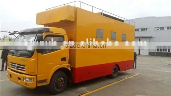 Fast food selling truck, mobile food truck
