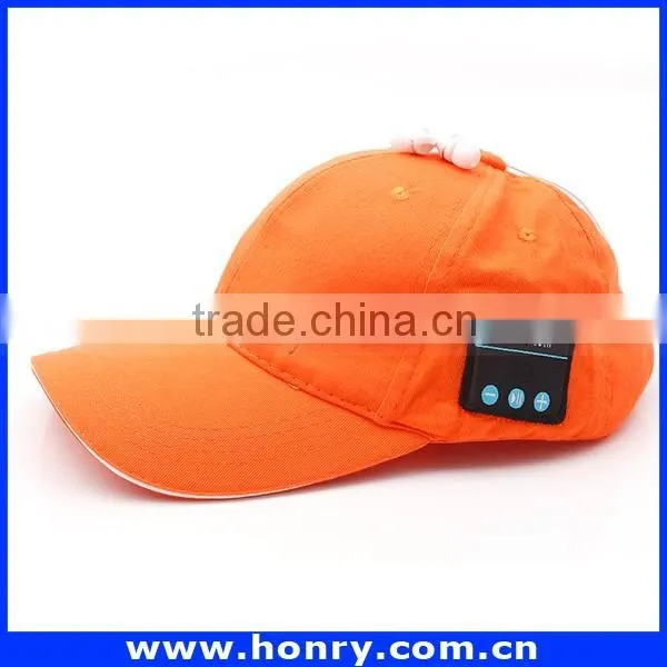 Free Sample Sport Bluetooth Headphone Hat for Samsung Smartphones