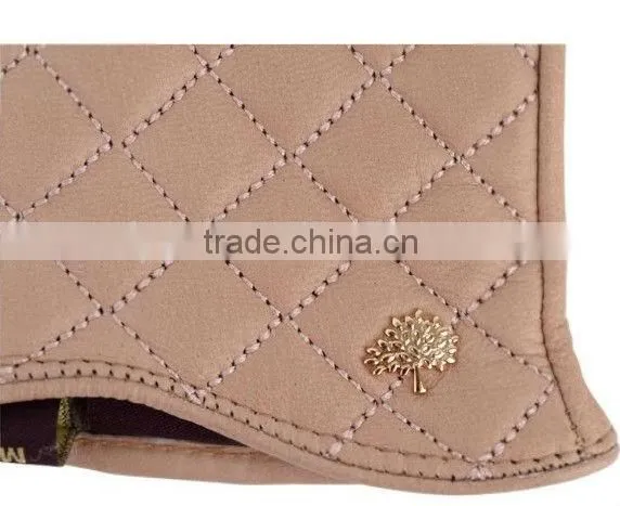 Fashion elegant warm goat skin lady's winter glove