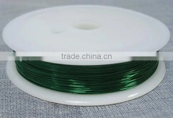 Jewelry Colored Copper Wire 0.3mm, Mixed Color, about 21m/roll, 10rolls/set(CWIR-R001-0.3mm-M)