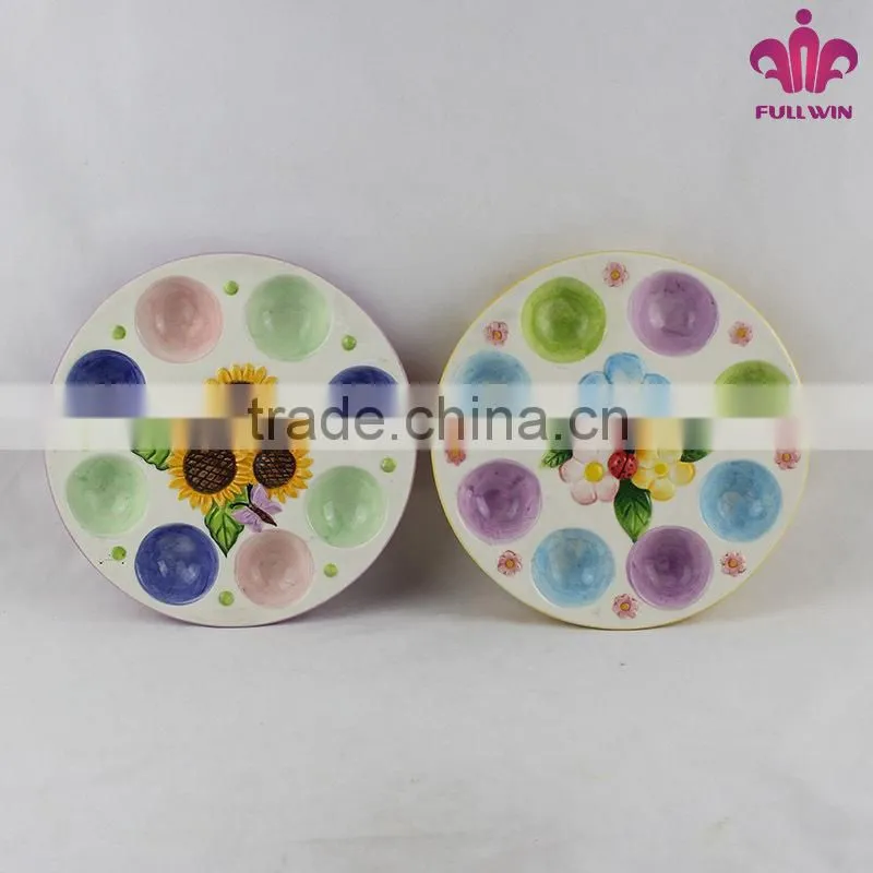 Ceramic chicken egg holder