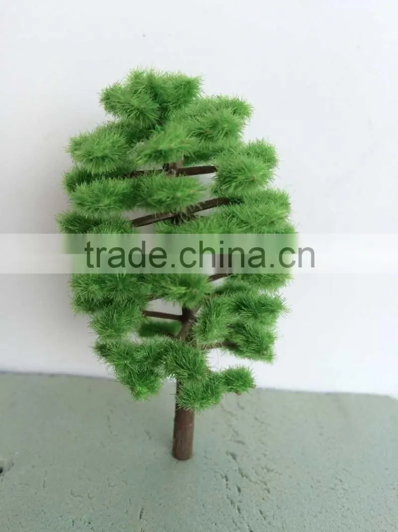 Decorative plastic tree, scale model trees, model tree in other construction , model tree base plastic, MT-15