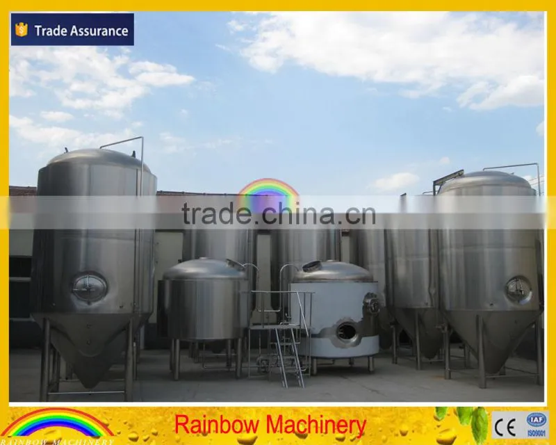 10 bbl beer fermenters, glycol jacket insulated brewing tank for micro brewery system