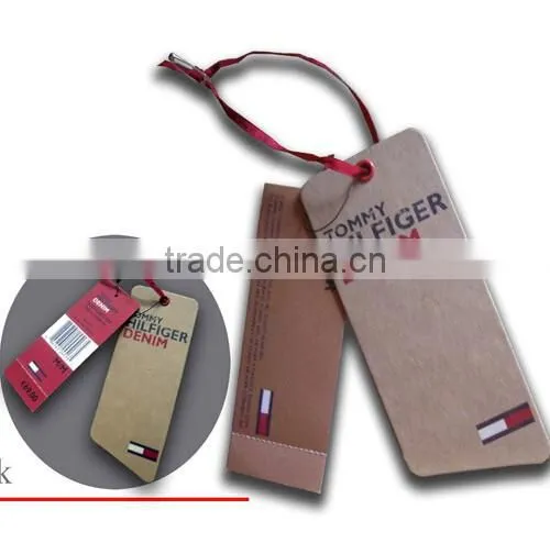 Custom Linen Fabric Hand Tag for Garment