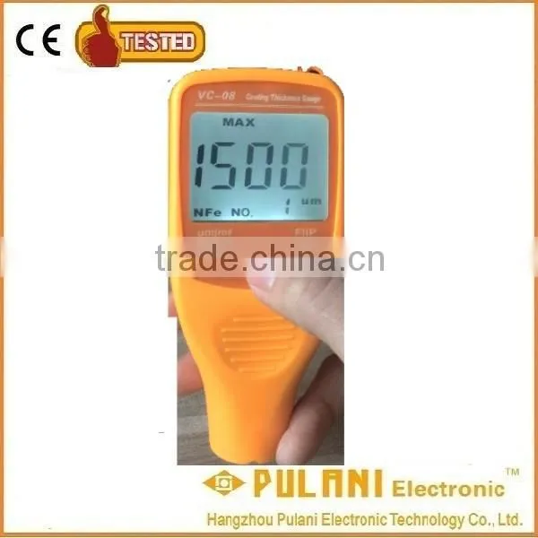 New steady digital designed coating thickness gauge built in both of FE and NFE probe