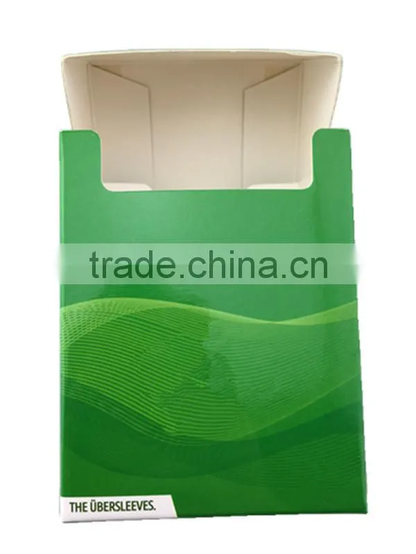 Paper board Deck Box with customized color for 80+ game card with sleeves