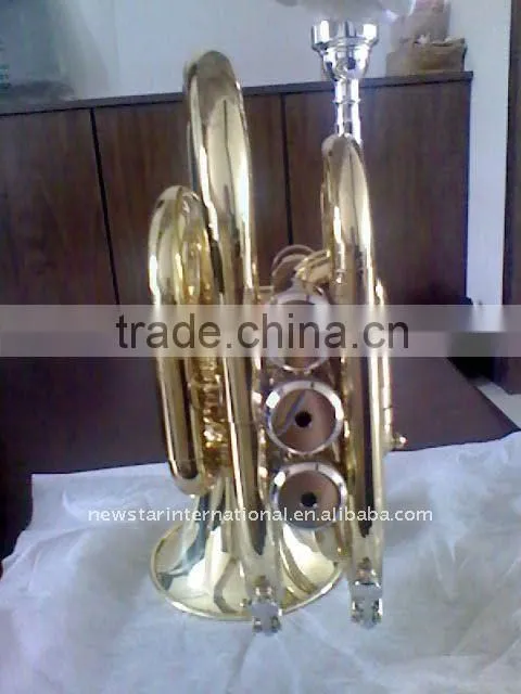 Gold lacquer Pocket trumpet