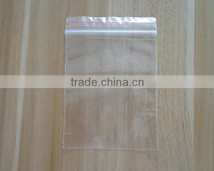 Cheap Plastic Polythene zip lock bag - Clear Heavy Duty (500G)