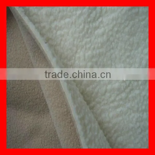 Polyester Sherpa Laminated Fleece Fabric