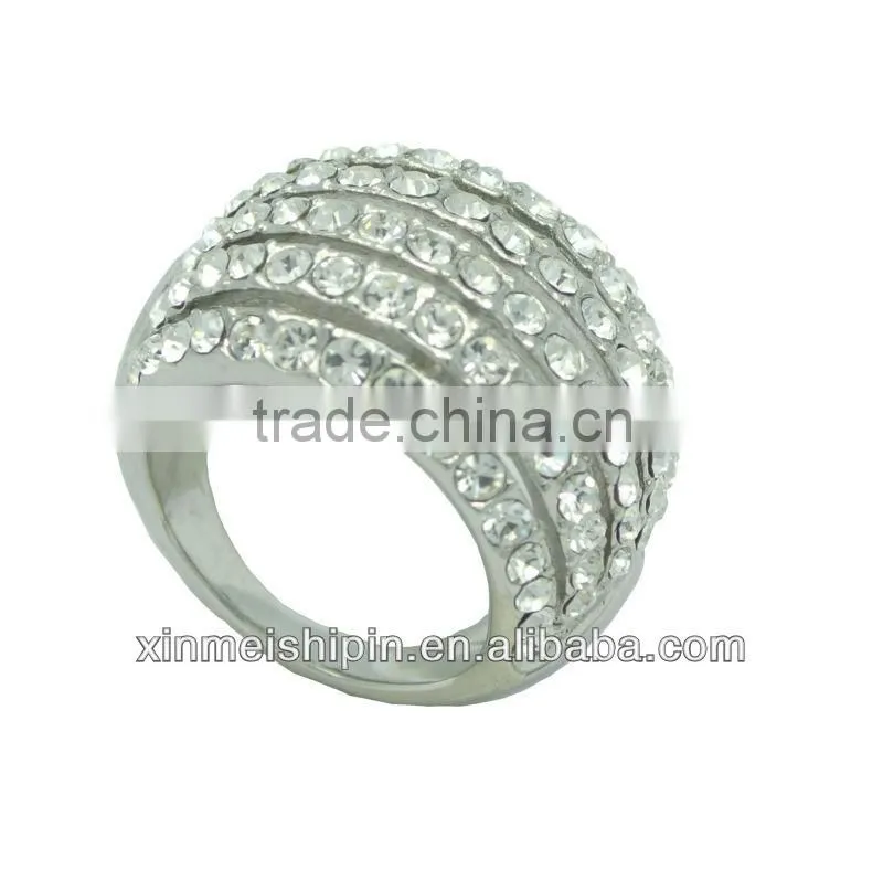platinum ring price in india& Crystal Ring R069-2