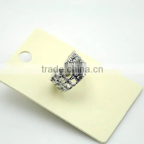 New Fashion Wedding Nail 925 Silver Diamond For Men Knuckle Ring