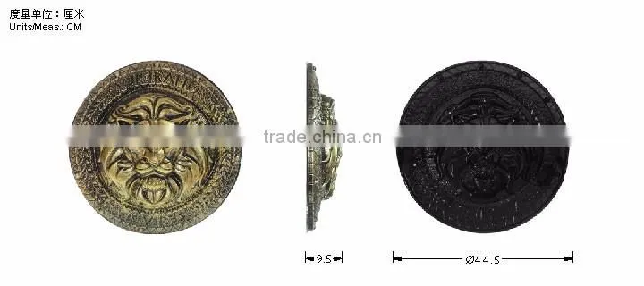European Medieval Shield Ancient Greek Knight Shield Plastic Toy Shields:Lion