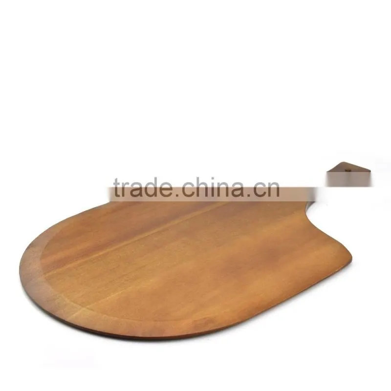 Mountain Woods Gourmet Acacia Hardwood Pizza Peel / Cutting Board / Serving Tray