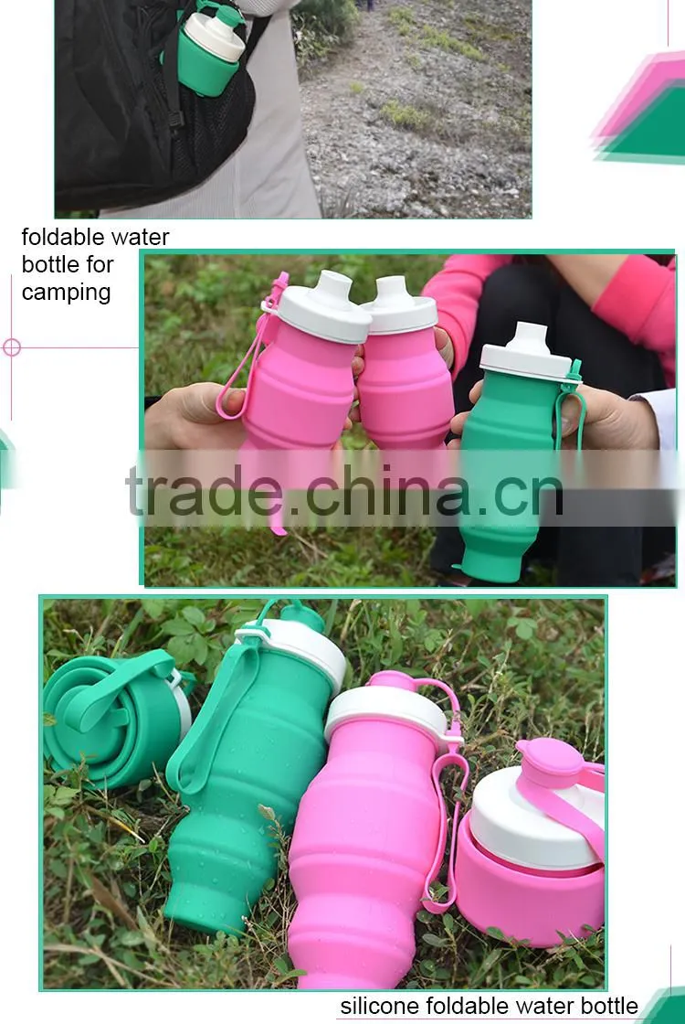 Wholesale Unique Design Silicone Disposable Drinking Bottle