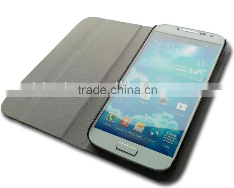 New product top quality hot sale Stand Leather Case with PC hard shell for Samsumg Galaxy Note 2 S3/S4