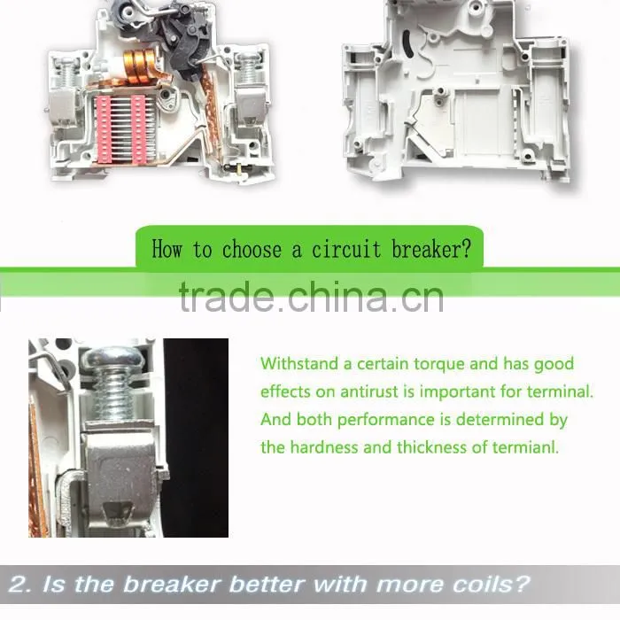 plug in low voltage mcb shunt trip circuit breaker