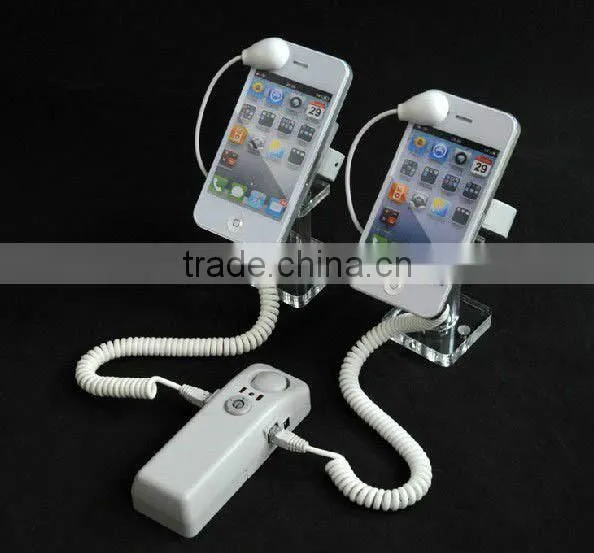 2 ports display security alarm system for smartphone