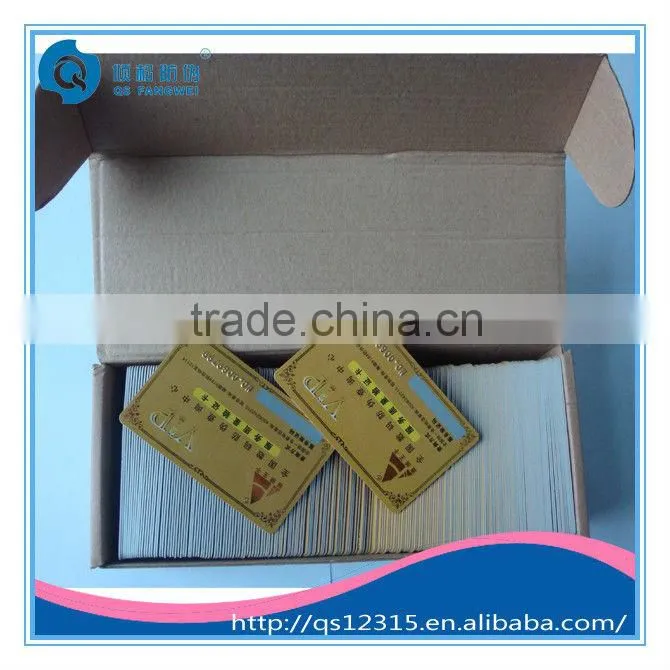 0.76mm CR80 pvc plastic card