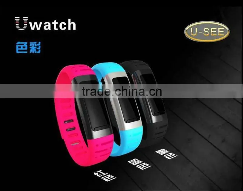 U-watch U9 Bluetooth Smart Wrist Watch Waterproof Sports Bracelet for Smartphones