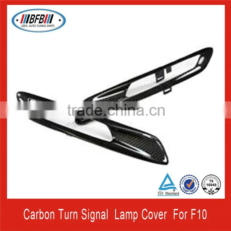 carbon rear spoiler carbon fiber car parts for BMW F10 carbon steering cover