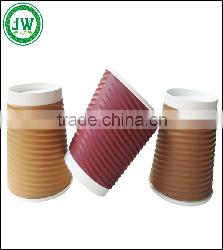 Twin-layer hot drink paper cup paper cusps &corrugated paper cups
