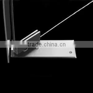 Commercial swing door glass