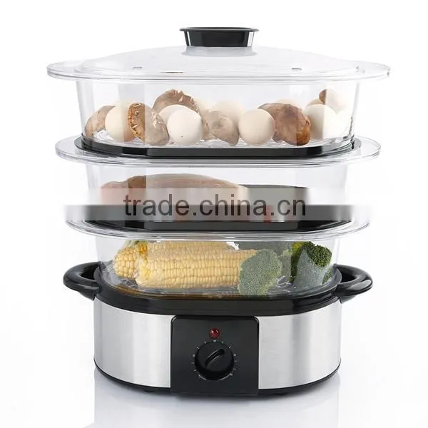 3 layer Home 800W electric steamer XJ-5K118