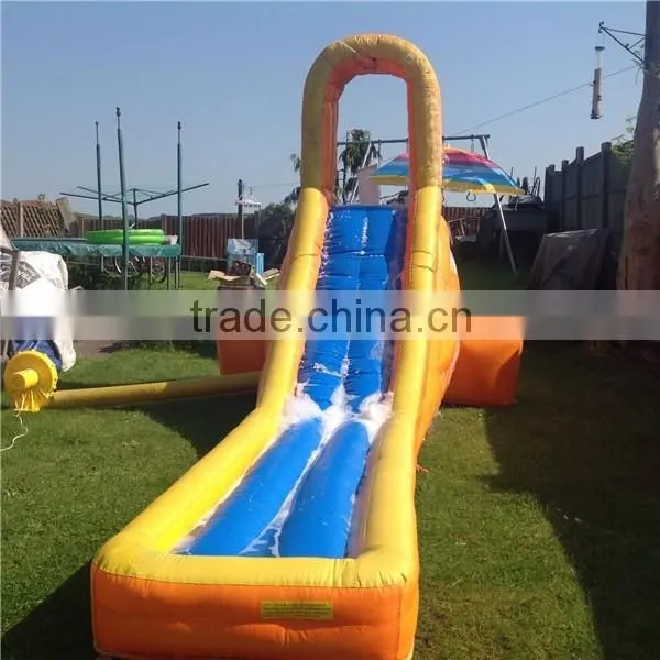 giant inflatable foam water slide,single inflatable water crush slide for party
