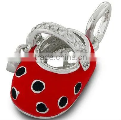Baby shoe design 925 sterling silver pendant