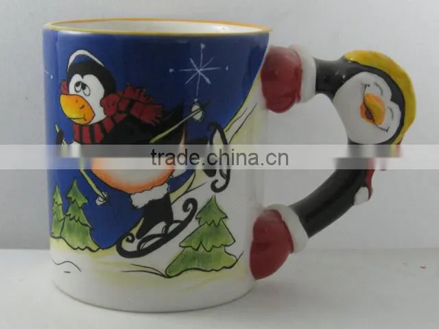 2015 High Quality Hand Painted Wholesale Ceramic Coffee Mugs