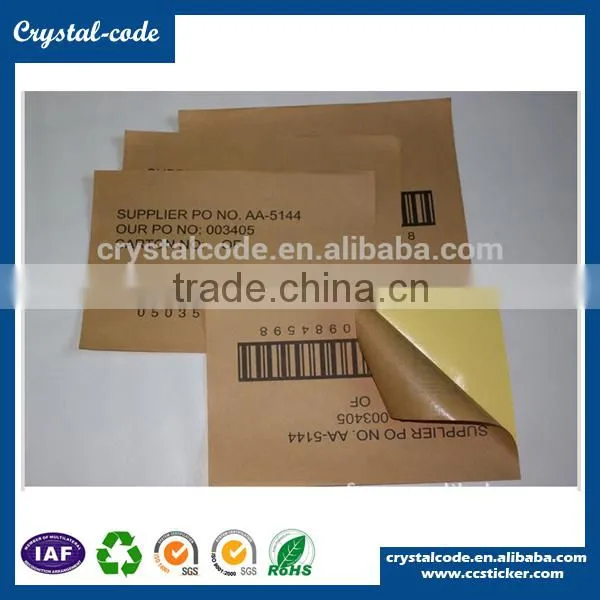 Custom die cut various materials perforated adhesive label