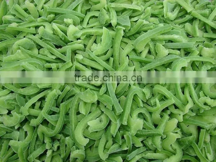 Supply IQF Green Pepper Slicede with best price