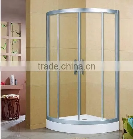 Acrylic Tray Two Sliding Doors Shower Cabin