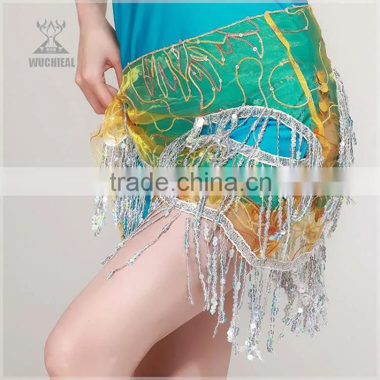 Cheap Graceful Hip Scarf for Belly Dancer Belly Dancing Performance Hip Scarf (Wuchieal YL070)