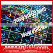 Self adhesive anti-counterfeiting paper for accessories