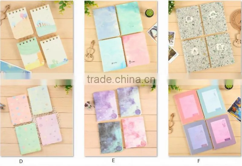 New Design PVC Many Style Wholesale Pocket Notebook Diary Notebook