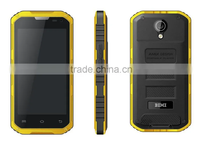 DHL Fast Delivery BM99 IP67 Waterproof Cell Phone Dual Core Android 4.2 4.5 Inch IPS 854X480 512MB RAM 4GB ROM Dual Sim
