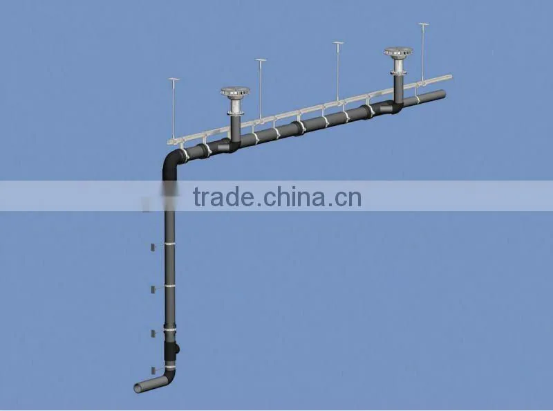 stainless steel siphon rainwater drainage system