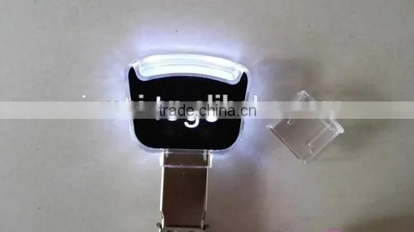 Led light crystal usb logo customized