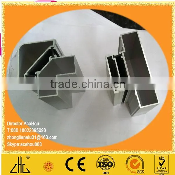 WOW!!!20 years AL6061-T5/AL6063-T5 extruded grey wood grain outdoor products profiles aluminium /aluminum fence board railing