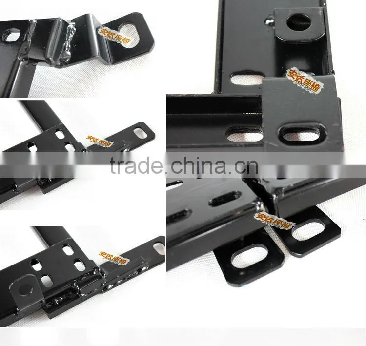 Racing seat rail bracket seat mounting bracket