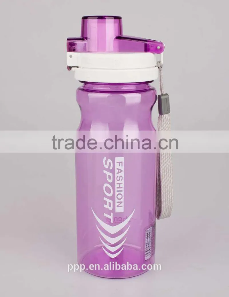 500ml with 700ml FDA eco-friendly material plastic drinking bottle,