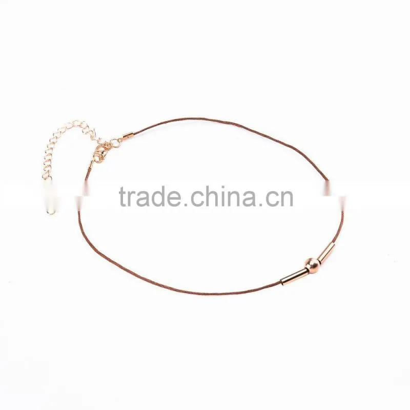 Hot new torques Bijoux Plain Velvet Ribbon pendant necklace Maxi statement Chokers Necklace for women jewelry