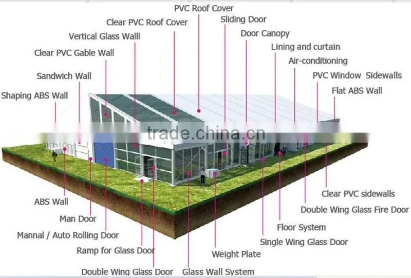 20x30m Warehouse Outdoor Event Storage Tent For Sale