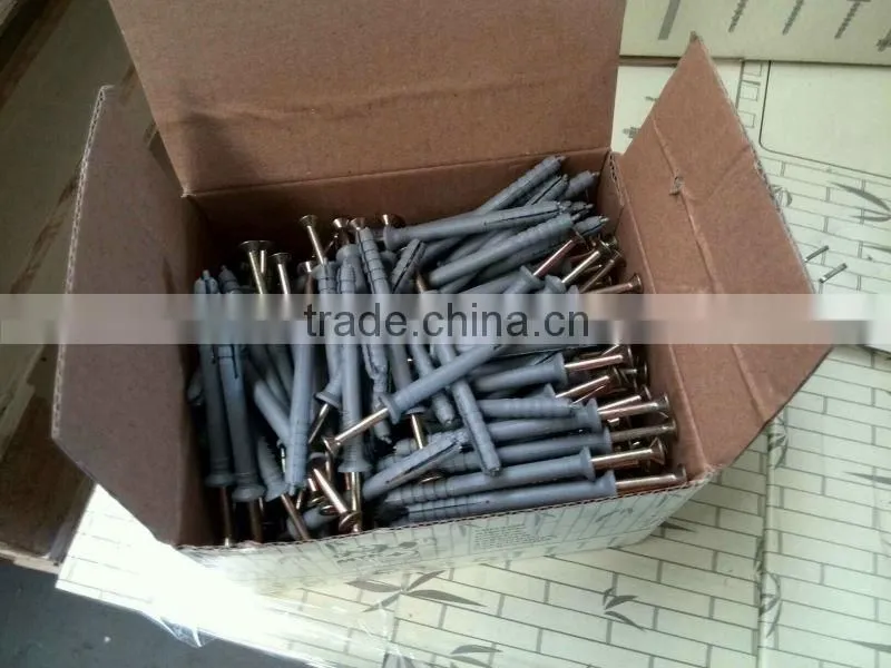 nylon frame fixing self-drilling anchor with nail screw
