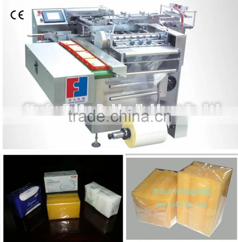 Hotel soap cellophane packing machine