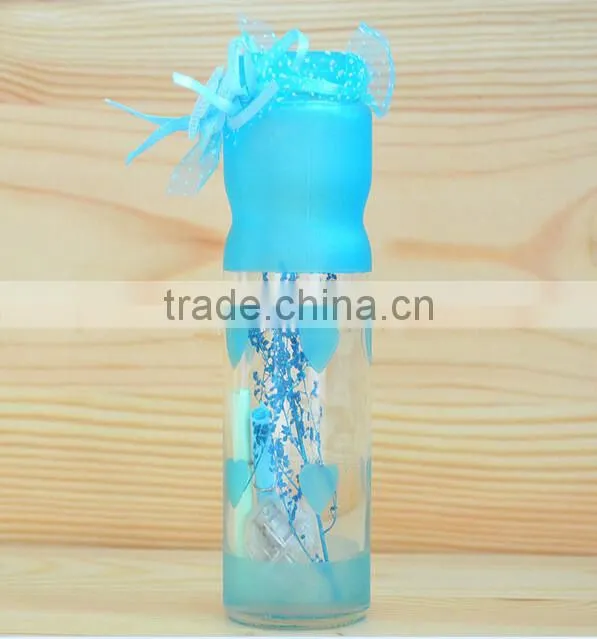 Hot wholesale Wishing glass bottle floating glass bottle present bottles star bottles with the cork