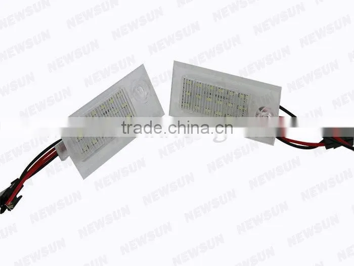 Super Bright White 2X LED License Plate Light Lamp For Audi A6 C5/4B Sedan 1997-2004