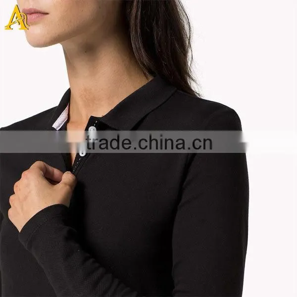 custom polo blouse for women, camisa polo