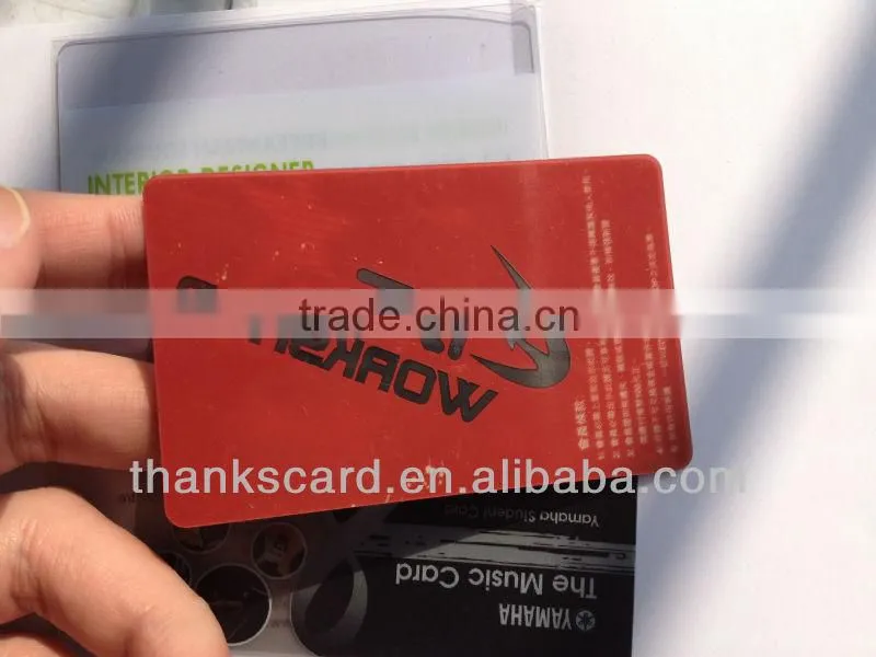 Free Design~~!! Best Material PVC transparent gift card/ Plastic clear card/ Clear matte transparent card